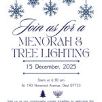 Menorah & Tree Lighting: 12/15/2025